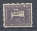 Mi. Nr. 228, BRD, Bund, Jahr 1956, Wolfgang Amadeus Mozart 10, mit Klebefläche