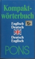 Kompaktwörterbuch Englisch Deutsch, Deutsch Englisch, Pons