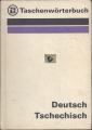 Taschenwörterbuch Deutsch Tschechisch , VEB