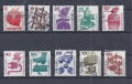 Briefmarken, Bund BRD, Mi. Nr. 694-703, Freimarken Unfallverhütung