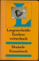 Langenscheidts Taschenwörterbuch Deutsch Französisch
