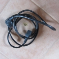 Kaltgerätestecker für PC, zirka 175-180 cm lang, Farbe schwarz