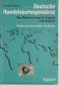 Deutsche Handelskorrespondenz, Export, Import, Rudolf Sachs