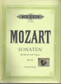 Mozart, Sonaten für Klavier und Violine, Band II, Edition Nr. 3315b