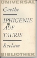 Iphigenie auf Tauris, Goethe, Reclam