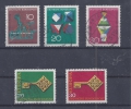Briefmarken, Bund BRD Mi.-Nr. 546-548, 559-560, gestempelt