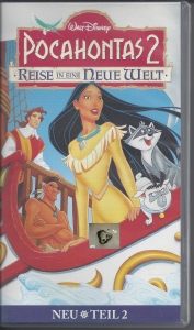 Pocahontas-2-Reise-in-eine-neue-Welt-NEU-Teil-2-Walt-Dieney-VHS