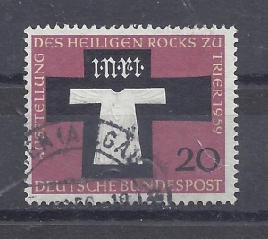 Mi-Nr-313-Bund-BRD-1959-Heiligen-Rocks-Trier-gestempelt-V1a
