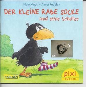 Der-kleine-Rabe-Socke-und-seine-Schtze-Nr-1736-Pixibuch-Minibuch
