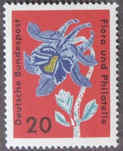 Mi-Nr-394-Flora-und-Philatelie-20-ungestempelt