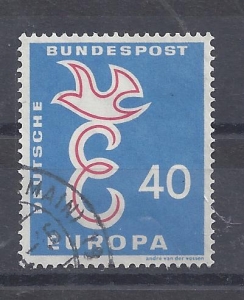 Mi-Nr-296-BRD-Bund-Jahr-1958-Europa-40-V1a