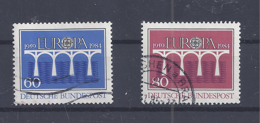 Bild 1 von Briefmarken, Bund BRD Mi.-Nr. 1210-1211, gestempelt, Europa