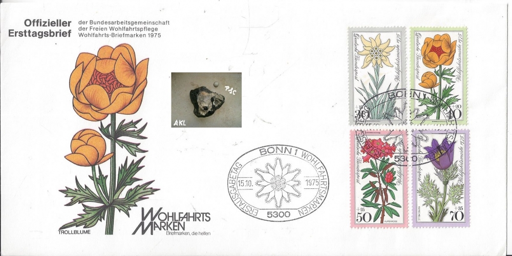 Bild 1 von Mi. Nr. 867 - 870, Bund BRD, Briefmarkensatz Blumen, 1975, komplett