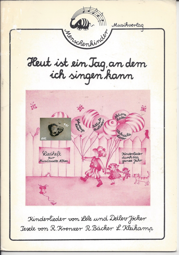 Bild 1 von Heut ist ein Tag an dem ich singen kann, Detlev Jöcker
