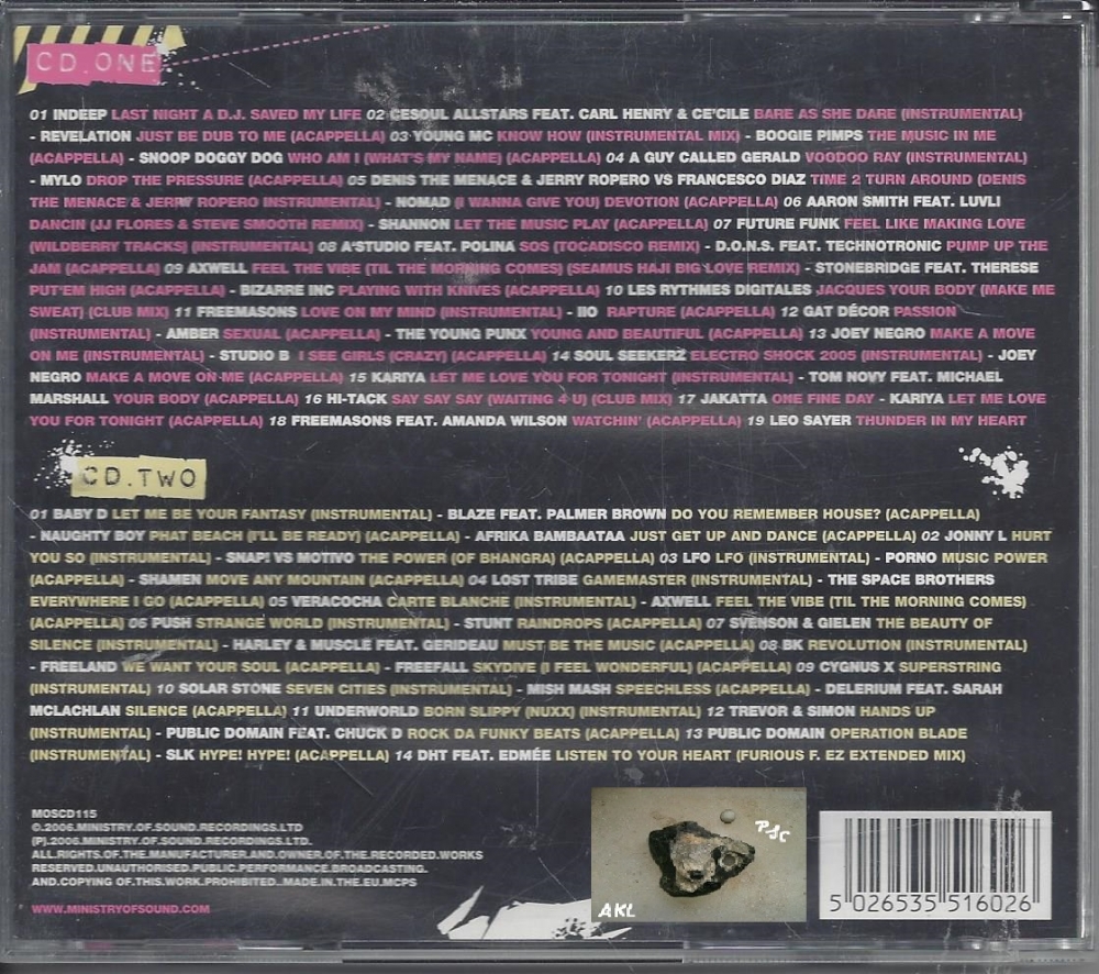 Bild 1 von The mash up mix 2006, mexed by the cut up boys, CD