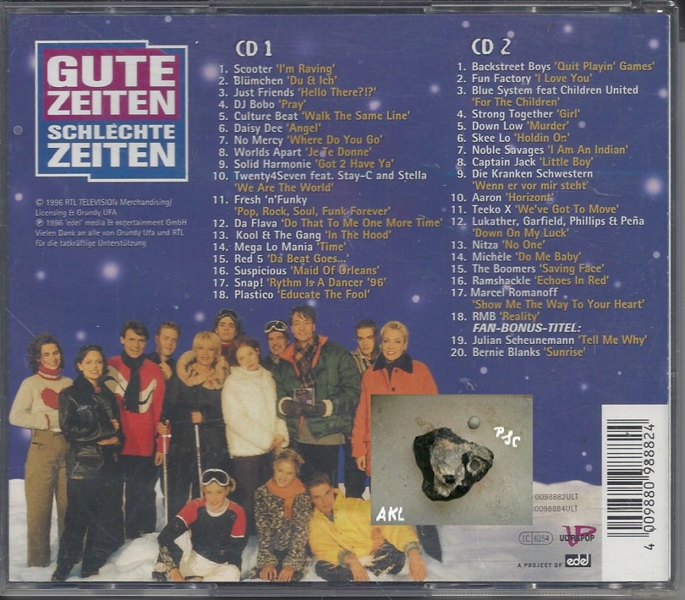 Bild 1 von Cool time cool hits, Das Fan Album, Gute Zeiten schlechte Zeiten, CD