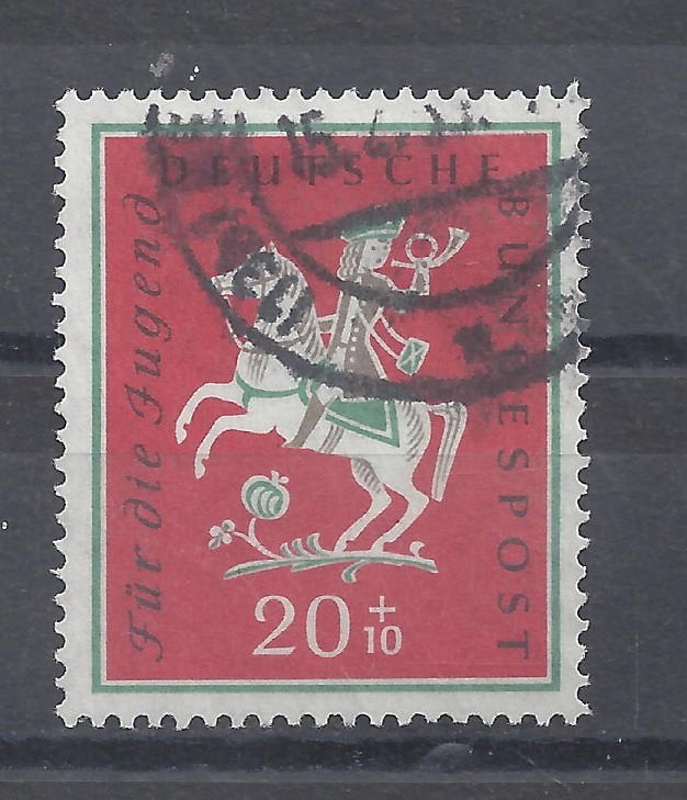 Bild 1 von Mi. Nr. 287, BRD, Bund, Jahr 1958, Für die Jugend 20 + 10, gestempelt