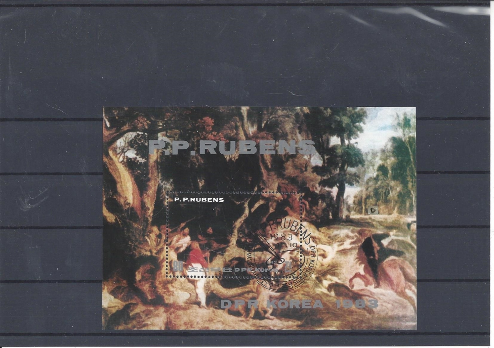 Bild 1 von Briefmarken, Block, P. P. Rubens, 1983, DPR Korea