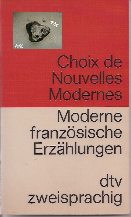 Bild 1 von Moderne französische Erzählungen, französisch deutsch, dtv, rot
