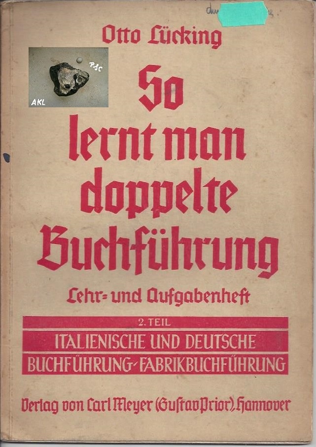 Bild 1 von So lernt man doppelte Buchführung, Teil 2, Otto Lücking