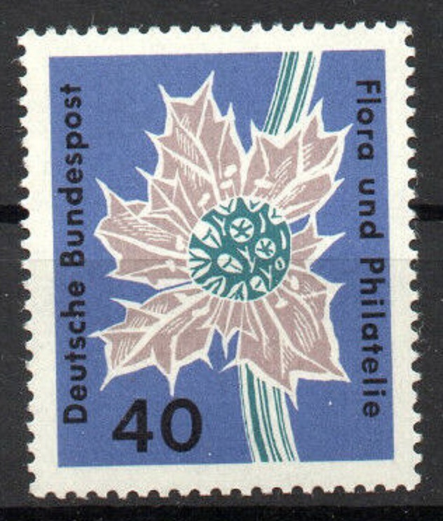 Bild 1 von Mi. Nr. 395, Briefmarkenausstellung Flora Philatelie 40, Jahr 1963, ungestempelt