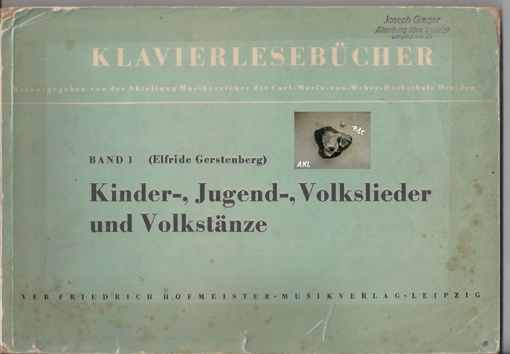 Bild 1 von Kinder-, Jugend-, Volkslieder, Volkstänze, Klavier, Gerstenberg