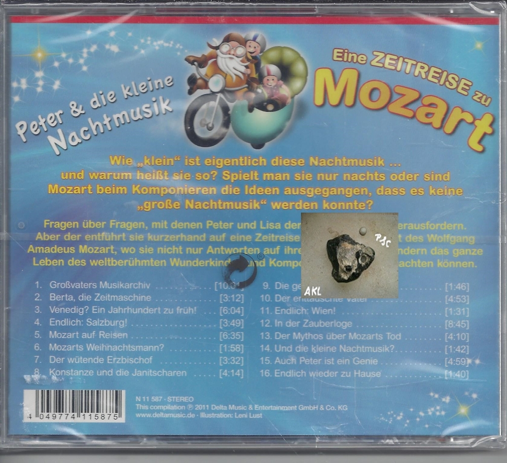 Bild 1 von Kids Classics, Peter und die kleine Nachtmusik, eine Zeitreise zu Mozart, CD
