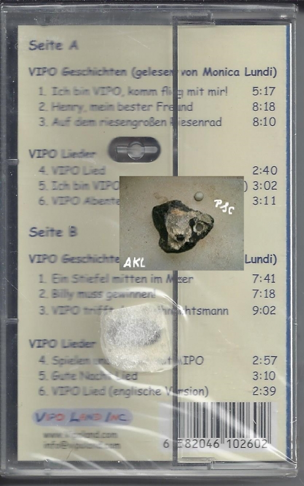 Bild 1 von Vipo fliegt um die Welt 1, Geschichten und Lieder, Musikkassette, MC