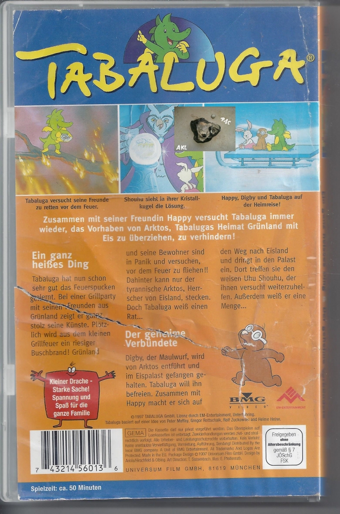 Bild 1 von Tabaluga, Ein ganz heißes Ding, Der geheime Verbündete, Band 2, VHS