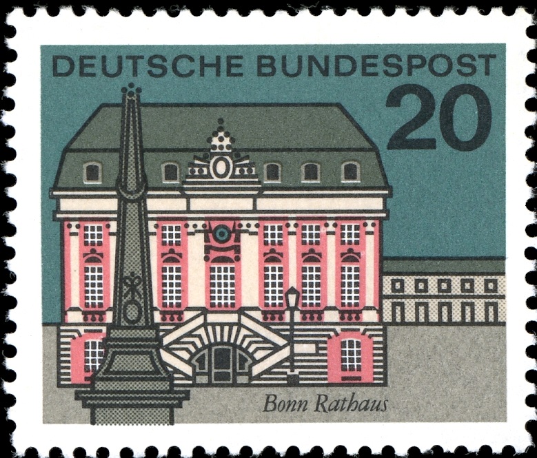 Bild 1 von Mi. Nr. 424, Hauptstädte, Bonn 20, Jahr 1964, ungestempelt