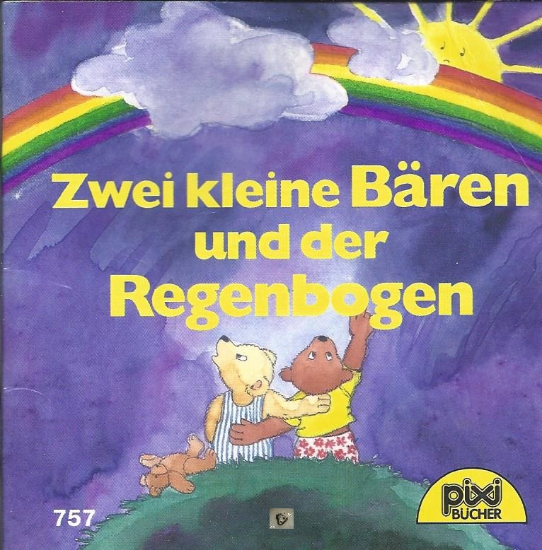Bild 1 von Zwei kleine Bären und der Regenbogen, Nr. 757, Friederum Schmitt, Pixibücher, Minibuch