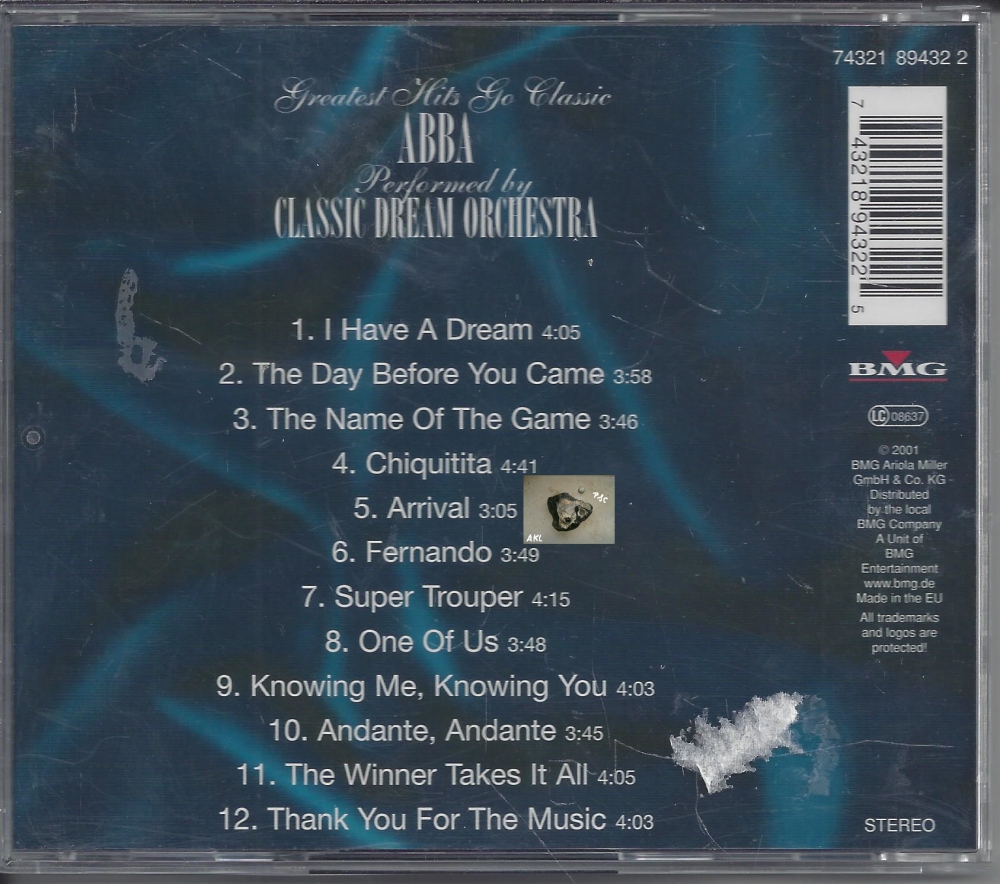 Bild 1 von Greatest Hits Go Classic ABBA, Classic dream orchestra, CD ✔️