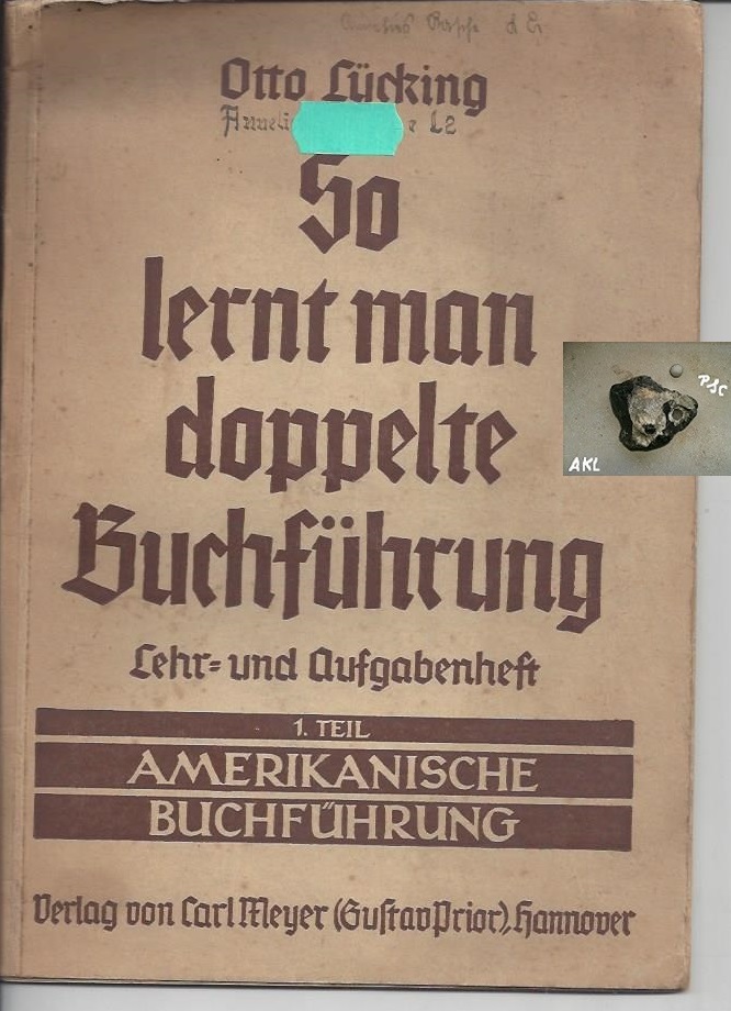 Bild 1 von So lernt man doppelte Buchführung, Teil 1, Otto Lücking