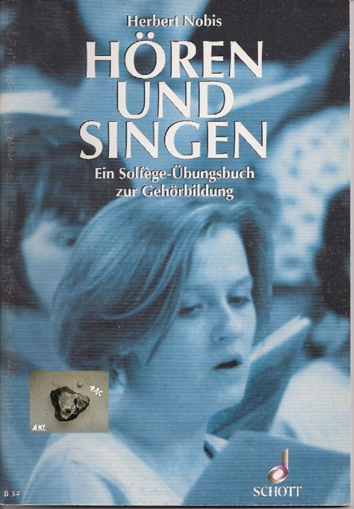 Bild 1 von Hören und Singen, Solfege Übungsbuch, zur Gehörbildung, Nobis H.