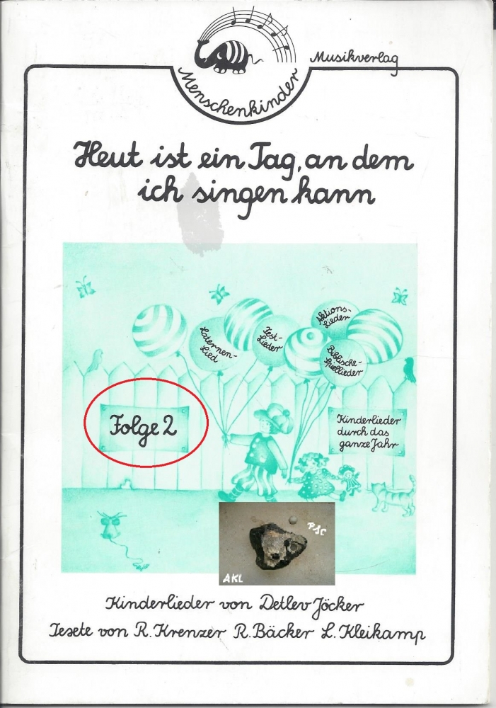 Bild 1 von Heut ist ein Tag an dem ich singen kann, Jöcker Detlev
