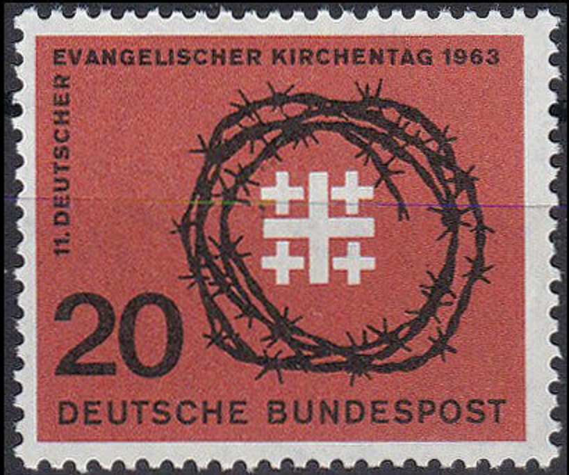 Bild 1 von Mi. Nr. 405, Deutscher evangelischer Kirchentag 20, Jahr 1963, ungestempelt
