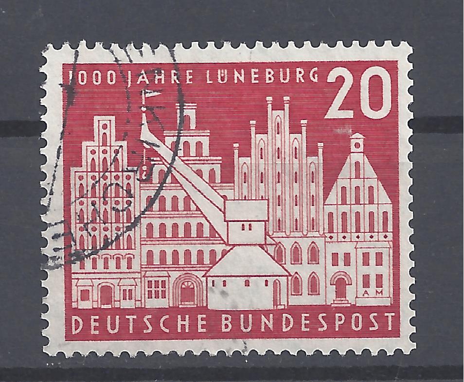 Bild 1 von Mi. Nr. 230, BRD, Bund, Jahr 1956, 1000 Jahre Lüneburg 20 , gestempelt