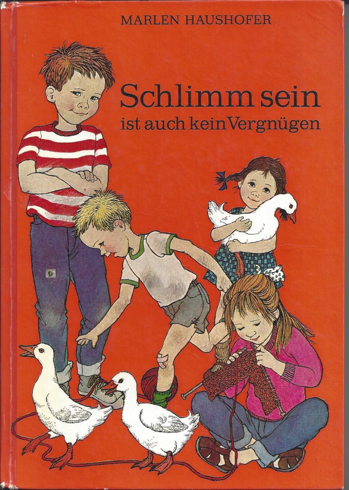 Bild 1 von Schlimm sein ist auch kein Vernügen, Marlen Haushofer, Cover ist rot