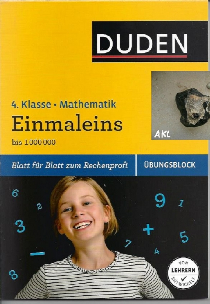 Bild 1 von Einmaleins bis 1000000, 4. Klasse, Mathematik, Übungsblock