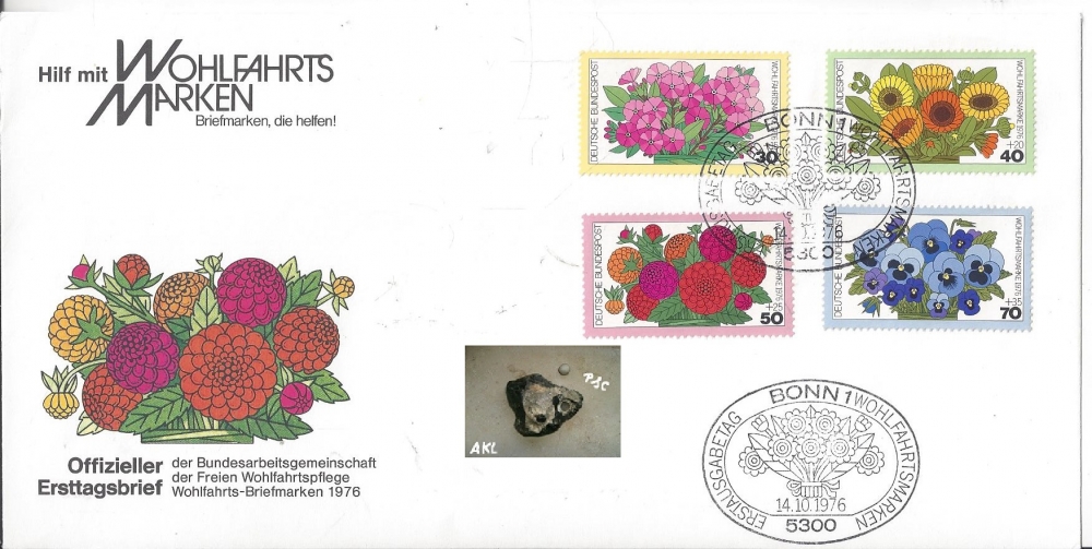 Bild 1 von Mi. Nr. 904 - 907, Bund BRD, Briefmarkensatz Blumen, 1976, komplett