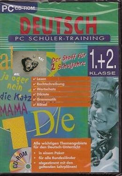 Bild 1 von Deutsch PC Schüler Training, 1 und 2 Klasse, CD-Rom