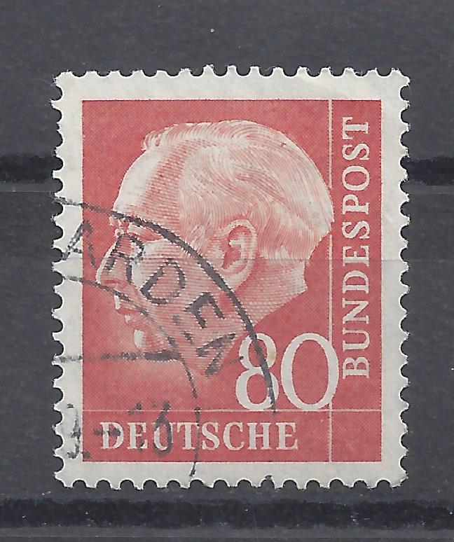 Bild 1 von Mi. Nr. 264, BRD, Bund, Jahr 1957, Theodor Heuss 80, V 1a