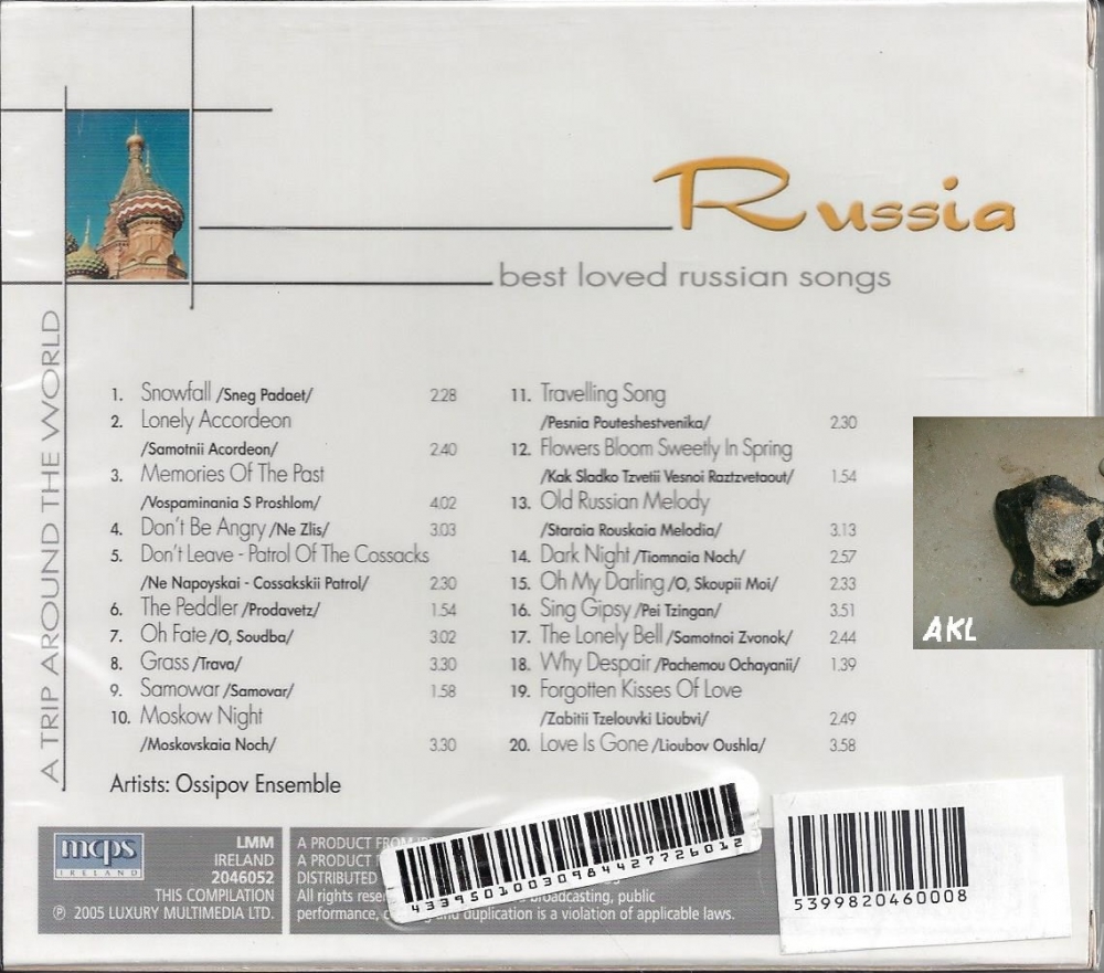 Bild 1 von Russia, Best Loved Russian Songs, A Trip Around the World