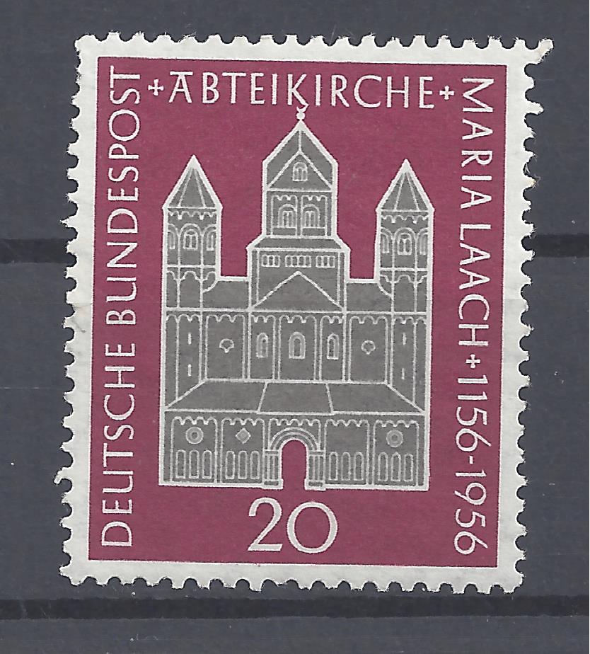 Bild 1 von Mi. Nr. 238, BRD, Bund, 1956, Maria Lach 20, mit Klebefläche