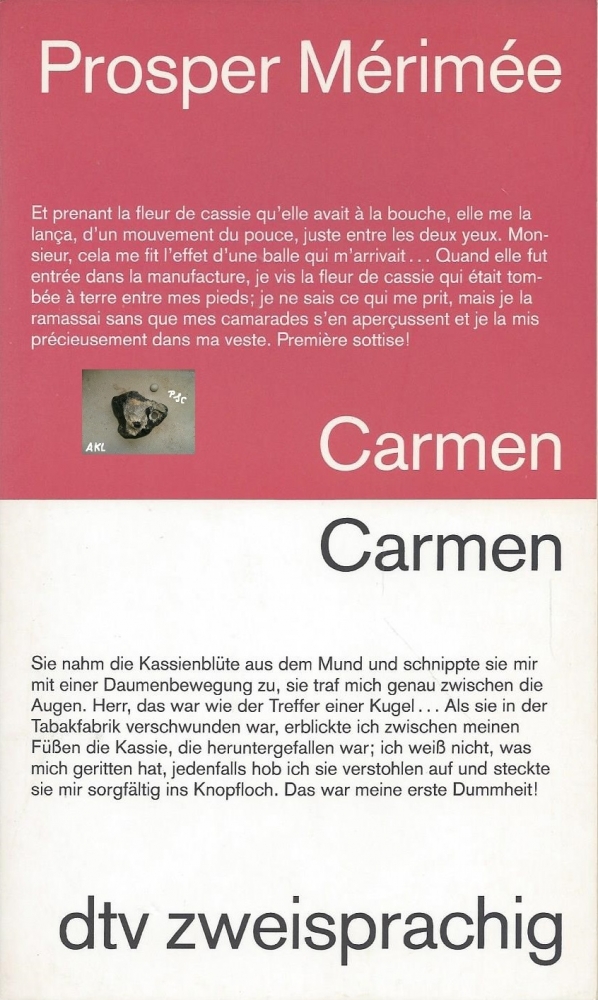 Bild 1 von Carmen, Prosper Merimee, französisch deutsch, dtv