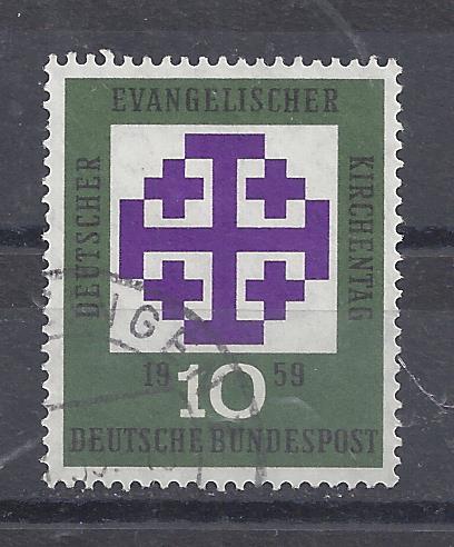Bild 1 von Mi. Nr. 314, Bund, BRD, 1959, ev. Kirchentag, gestempelt