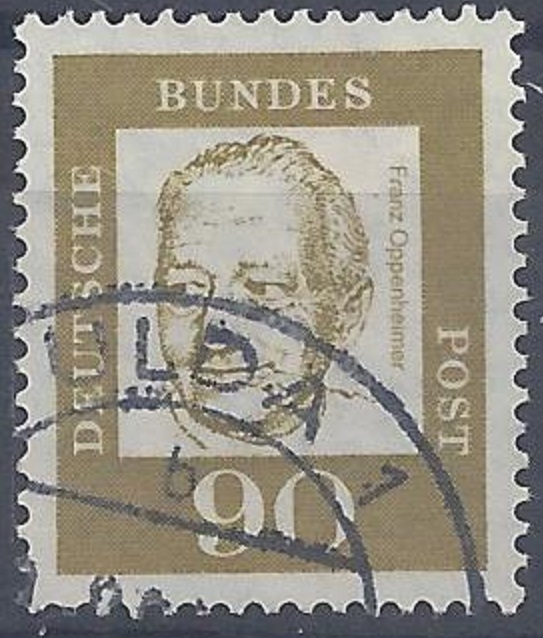 Bild 1 von Mi. Nr. 360, BRD, Bund, Freimarke 90, Jahr 1961, gestempelt