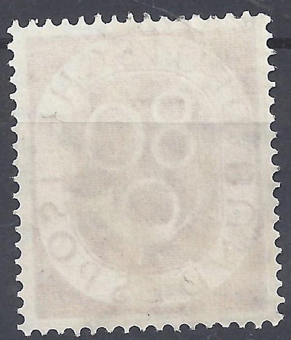 Bild 1 von Mi. Nr. 137, BRD, Bund, Posthorn 80, Jahr 1951, gestempelt