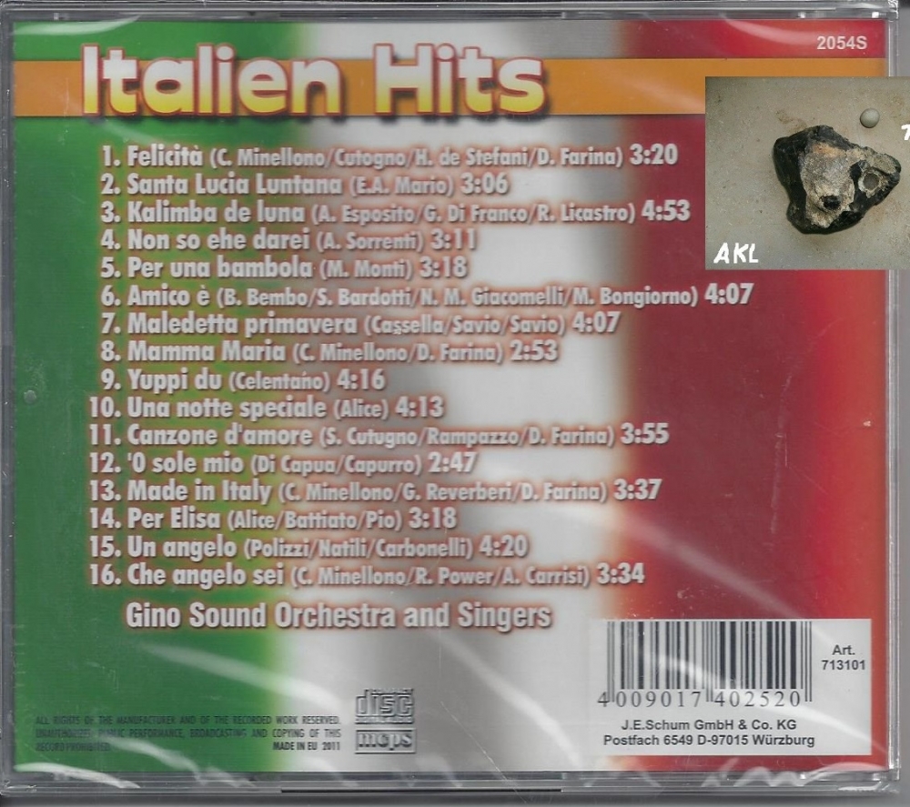 Bild 1 von Italien Hits, Felicita, Mama Maria, O sole Mio, Per Elisa, CD ✔️