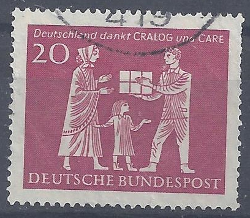 Bild 1 von Mi. Nr. 390, Hilfeleistungen für Organisationen 20, Jahr 1963 gestempelt